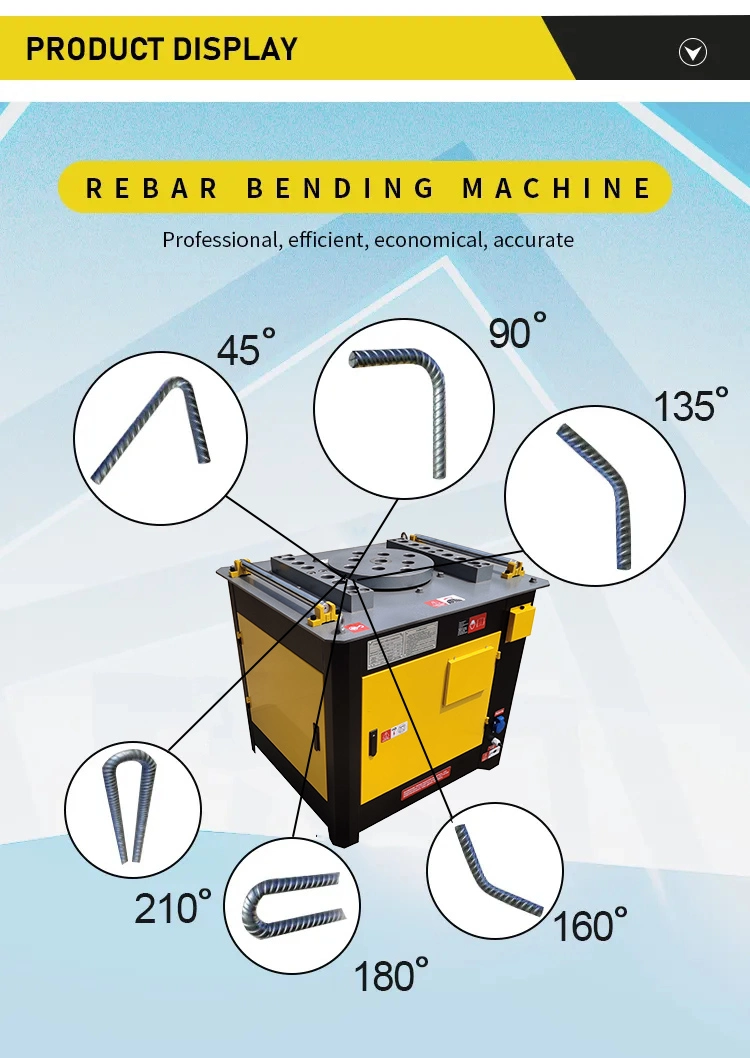 Gw-40 6-60mm Automatic Steel Bar/Rebar Stirrups Bending Machine Rebar Bender